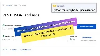 using python to access web data week 6 assignment || Python for Everybody Specialization