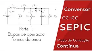 Conversor CC-CC SEPIC - Modo de Condução Contínua - CCM