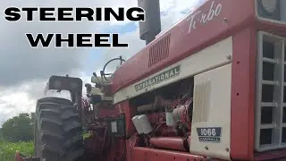 IH 1066 Steering Wheel install