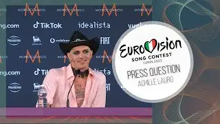 PRESS QUESTION ► Achille Lauro (San Marino Eurovision 2022)