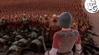 БИТВА МЕГА ЛУЧНИКА против 5000 ЗОМБИ ЧЕЛЛЕНДЖ!  - Ultimate Epic Battle Simulator Gameplay-1