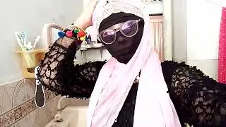 hijab bondage 🖤💜(4)