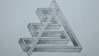 How to Draw The Impossible Pattern #16 & Optical Illusion