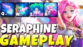 NEW CHAMPION SERAPHINE GAMEPLAY!!! IS SHE SONA 2.0?? - League of Legends