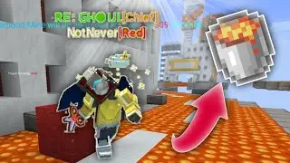 BEDWARS THE FLOOR IS LAVA 🔥😰 (Blockman Go:Blocky Mods)
