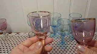 Посуда. Тонкое советское стекло. Бокалы, рюмки и т. д.