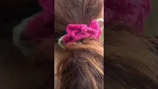 Crochet Scrunchie #shorts #crochet