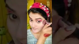 Pink makeup look