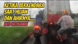 Motovlog Saat Hujan