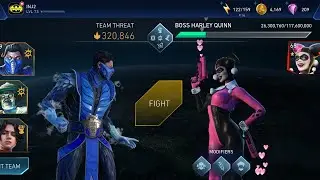 Sub Boss HARLEY QUINN 💘 Solo Raid Event Fights ☠️ InJustice 2 Mobile Gameplay