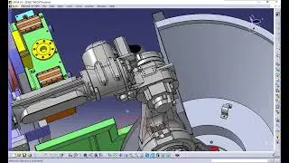 3 axis horizontal rotary positioner in CATIA