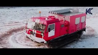 Противопожарный агрегат на базе вездехода ТМ140