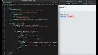 Multiple Properties in Alpine Js