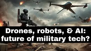 Drones, robots, & AI: future of military tech?