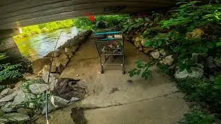 Someone Was LIVING Under this BRIDGE (Fishing Adventure)