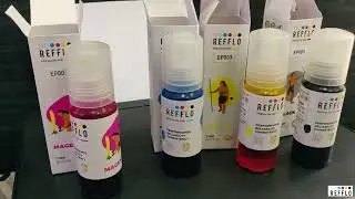 How to Refill or Insert Inks in EPSON EcoTank Printers L3100/L3200/L1100/L5100 Series? Use REFFLO