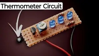 Homemade Thermometer 🌡️ with one Transistor only
