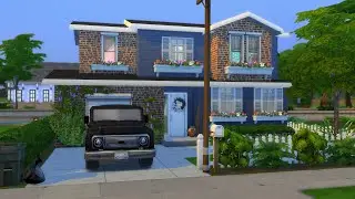 CUTE NO CC FAMILY HOUSE | The Sims 4 | CC Speed Build
