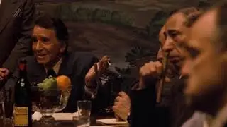 "How did things ever get so far? I don't know" - The Godfather 1972