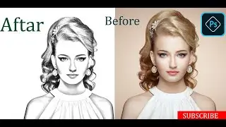 How to convert you Image into A Pencil Sketch in Photoshop. || Pencil Sketch effect || by bishrat