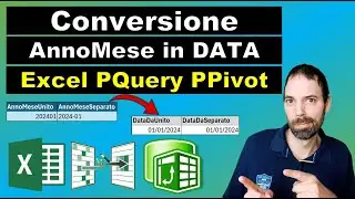 Excel PQ and PP - Convert YearMonth to Data