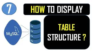 MySql Describe table structure in Hindi | How to know already created columns in mysql | MysqlCBSE