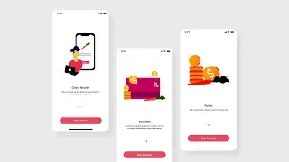 Modern UI design | Intro slider Android Design | Design with basics for beginners #5