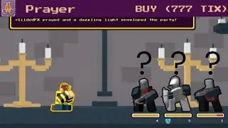 Trying out the PRAYER card in Block Tales
