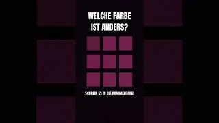 Welche FARBE ist anders?! #quiz #test #fy #shorts