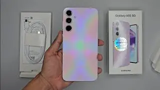 Samsung Galaxy A55 Lilac Unboxing | TheAgusCTS |
