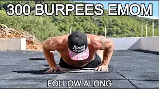 300 BURPEES FOLLOW ALONG | 30 MIN EMOM CROSSFIT