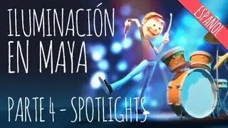 Cómo Iluminar y Renderizar en Maya - Parte 4