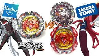 [Beyblade Burst] Hasbor Pro Series Perfect Phoenix VS TAKARATOMY Revive Phoenix & Dead Phoenix