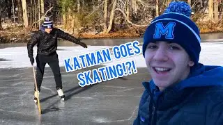 KATMAN GOES SKATING!? - VLOG