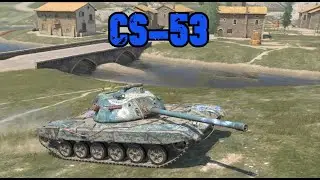 World of Tanks Blitz Gameplay: CS-53 3,021 Damage 4 Kills