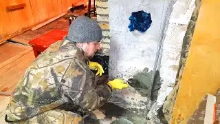 УСТАНОВКА МАЯКОВ ДЛЯ ШТУКАТУРКИ ПО ОТВЕСУ | РЕМОНТ ПРОДОЛЖАЕТСЯ
