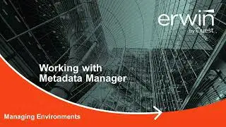 Metadata Manager Managing Environments v12