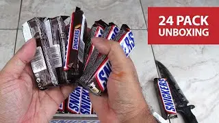 Snickers 24-pack Unboxing