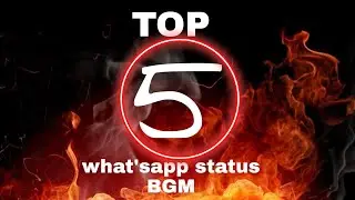 TOP 5 what'sapp status BGM 🔥 // mostly used BGM's for gaming free fire