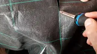 Как разрезать агроткань