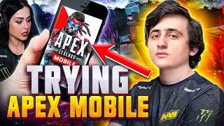 NAVI Sanya and Xron Trying APEX LEGENDS MOBILE