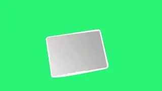 Green Screen Laptop open and close