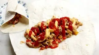 Homemade Chicken Tortilla Wraps | Quick & Easy (Panlasang Pinoy) | Step by Step