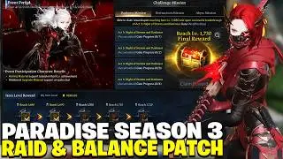 Lost Ark Paradise Season 3, Balance Patch & Guardian Changes