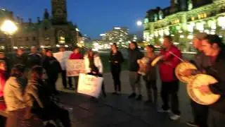 Мітинг протесту під парламентом Канади