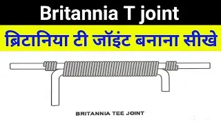 Britannia Tee Joint of Bare Conductor | Proper Britannia Joint | HT Overhead Conductor Joint