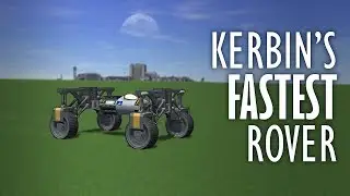 365mph With Only Stock Rover Wheels! - KSP