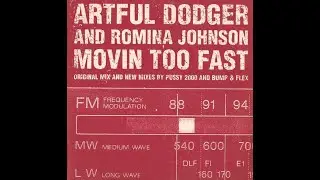 Artful Dodger & Romina Johnson – Movin' Too Fast (2000 CD Maxi Single)
