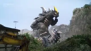 Kaiju Tramples Earth Garon! (Loop)