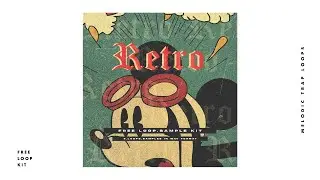ROYALTY FREE Melodic Trap Loop Kit Sample Pack   'Retro' Royalty Free Loops 2020